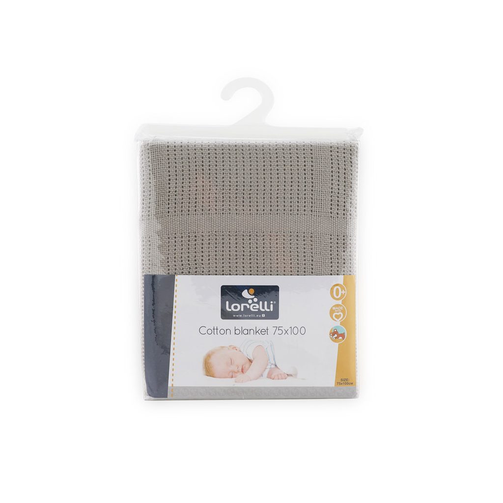 Lorelli Pamut takaró 75x100 cm - Grey