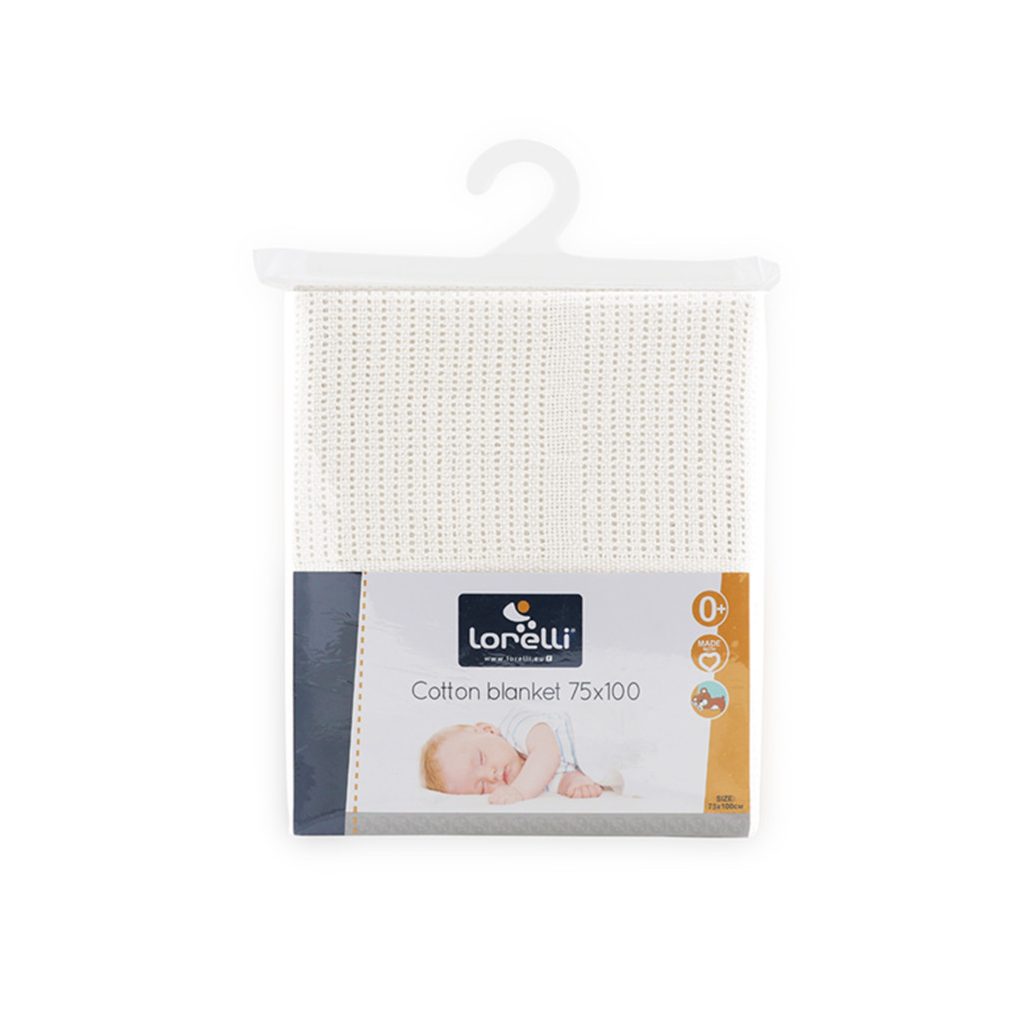 Lorelli Pamut takaró 75x100 cm - White