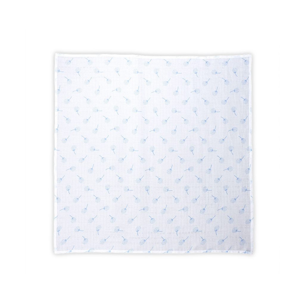 Lorelli Muszlin takaró 80x80 cm - Aquatic Floral