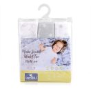 Lorelli Muszlin takaró 80x80 cm - Trio Grey Mix