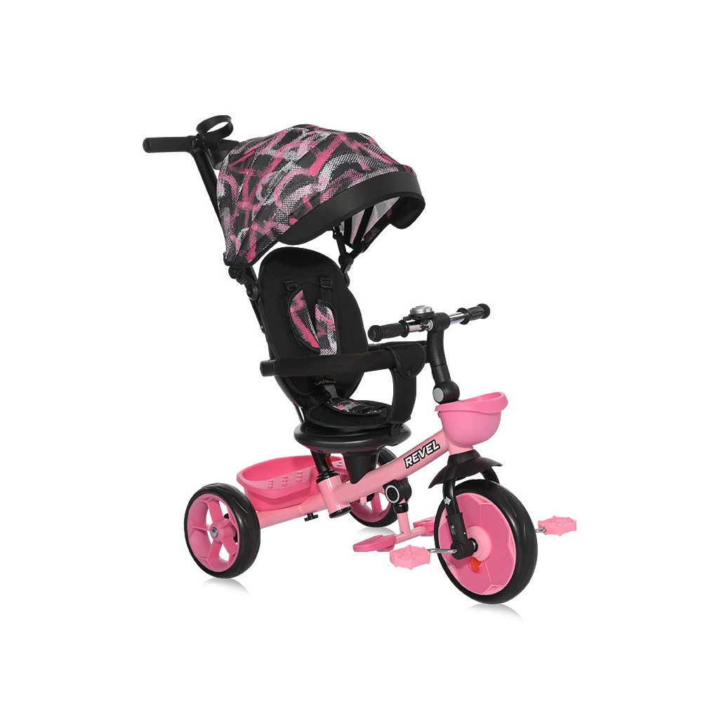 Lorelli Revel tricikli - Pink Grunge
