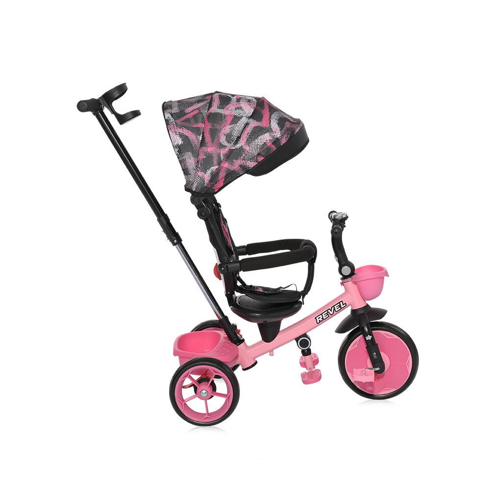 Lorelli Revel tricikli - Pink Grunge