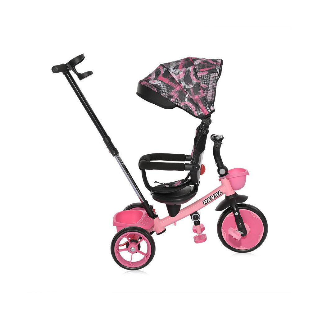 Lorelli Revel tricikli - Pink Grunge