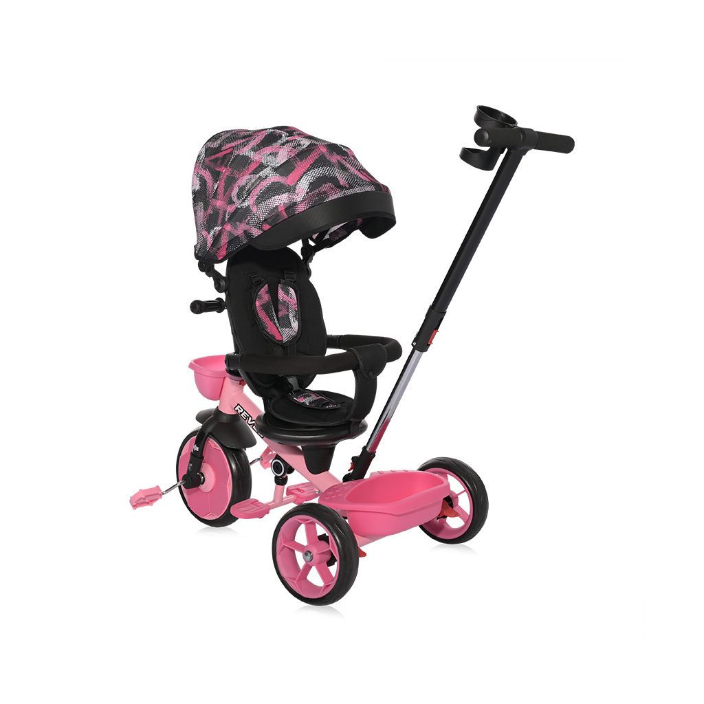 Lorelli Revel tricikli - Pink Grunge