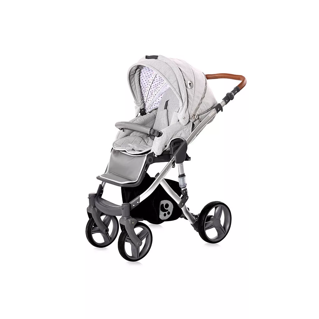 Lorelli Rimini multifunkciós babakocsi - Grey&Black Dots