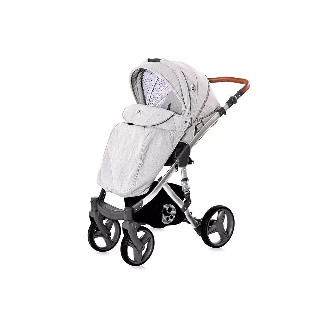 Lorelli Rimini multifunkciós babakocsi - Grey&Black Dots