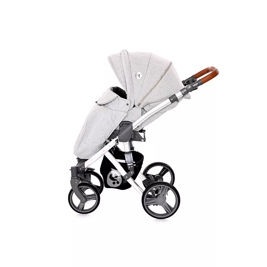 Lorelli Rimini multifunkciós babakocsi - Grey&Black Dots