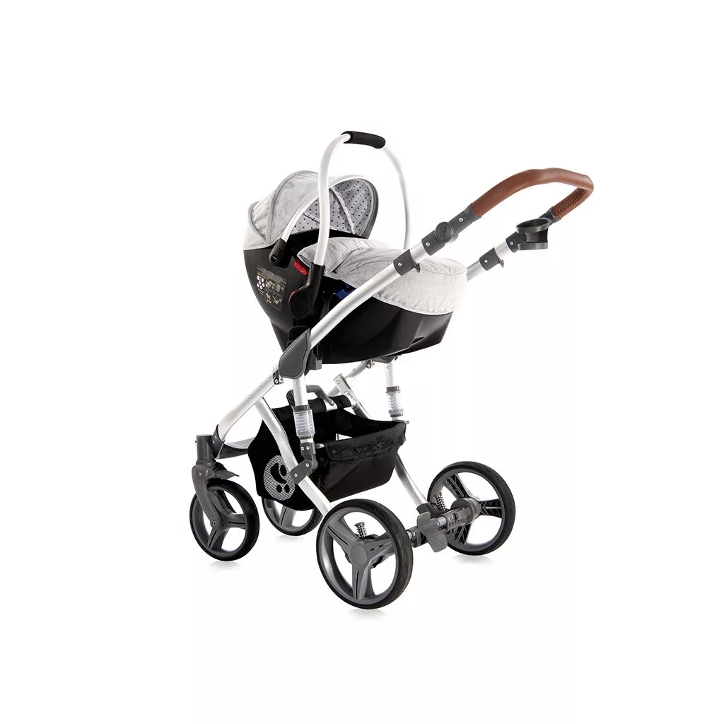 Lorelli Rimini multifunkciós babakocsi - Grey&Black Dots