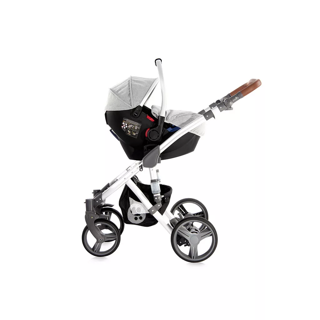 Lorelli Rimini multifunkciós babakocsi - Grey&Black Dots