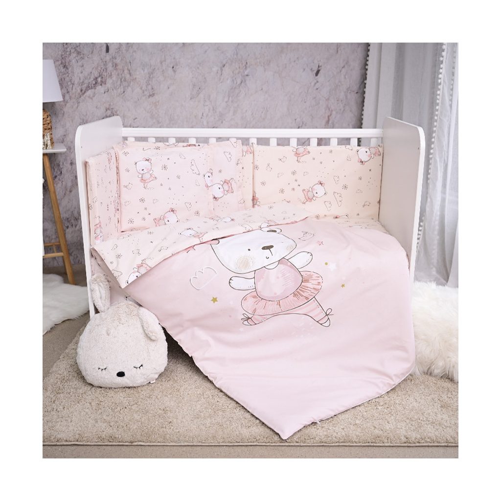 Lorelli Smile ágynemű garnitúra 60x120 - Ballerina Bear