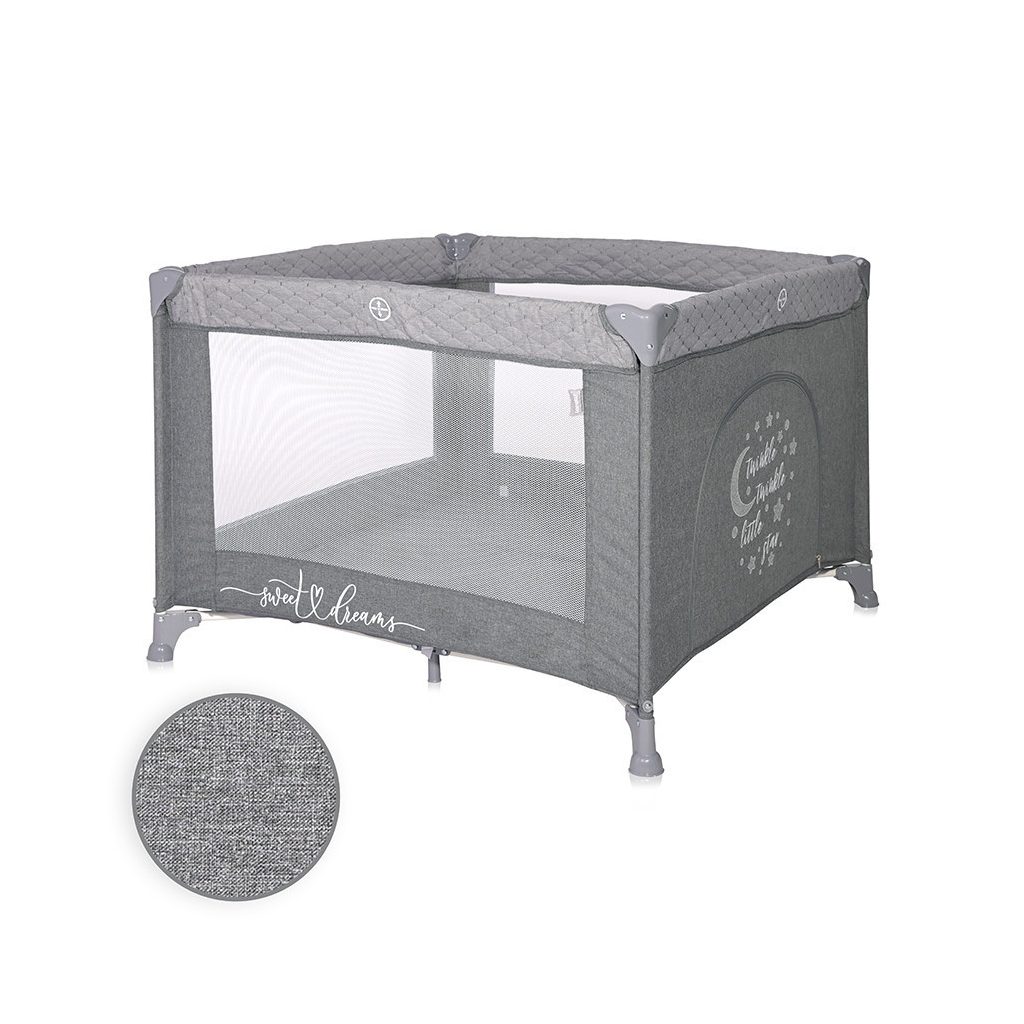 Lorelli Sunny utazó járóka - Cool Grey Star