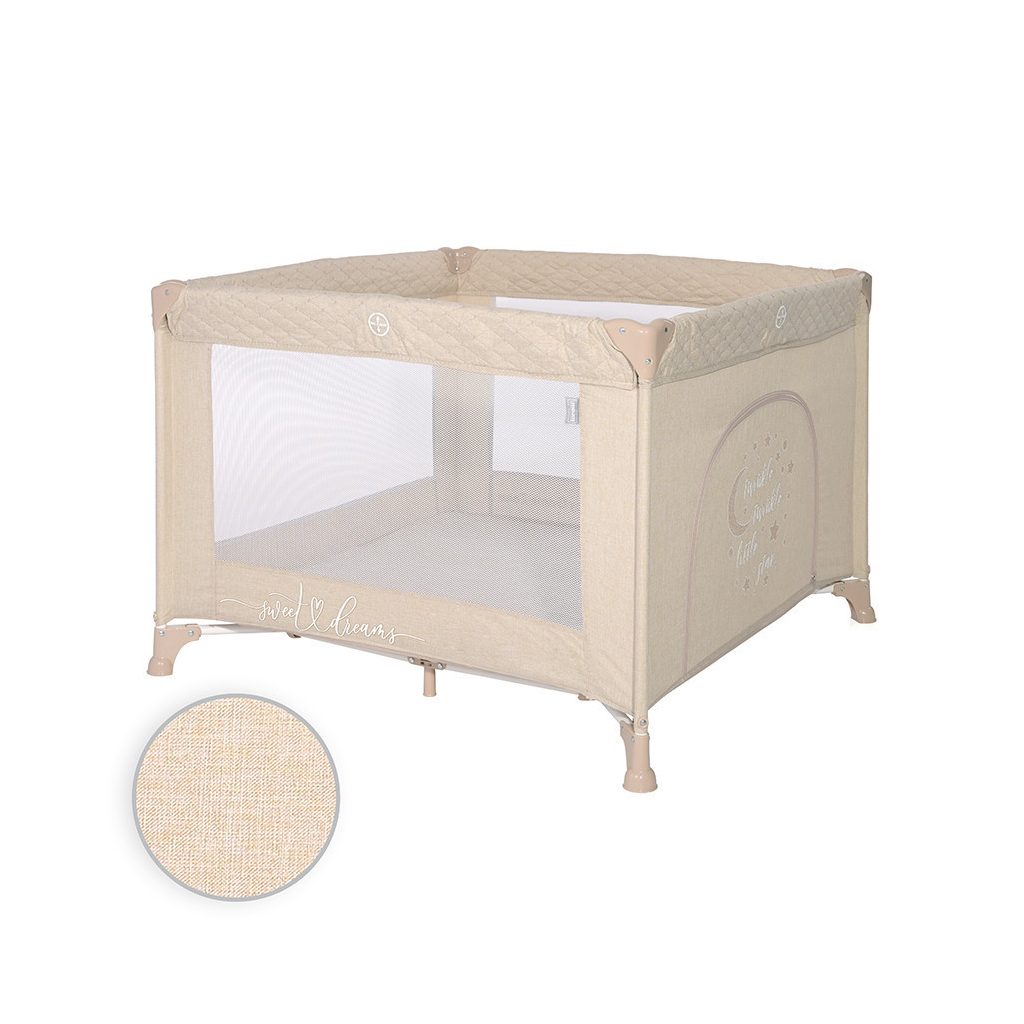 Lorelli Sunny utazó járóka - Fog Beige Star