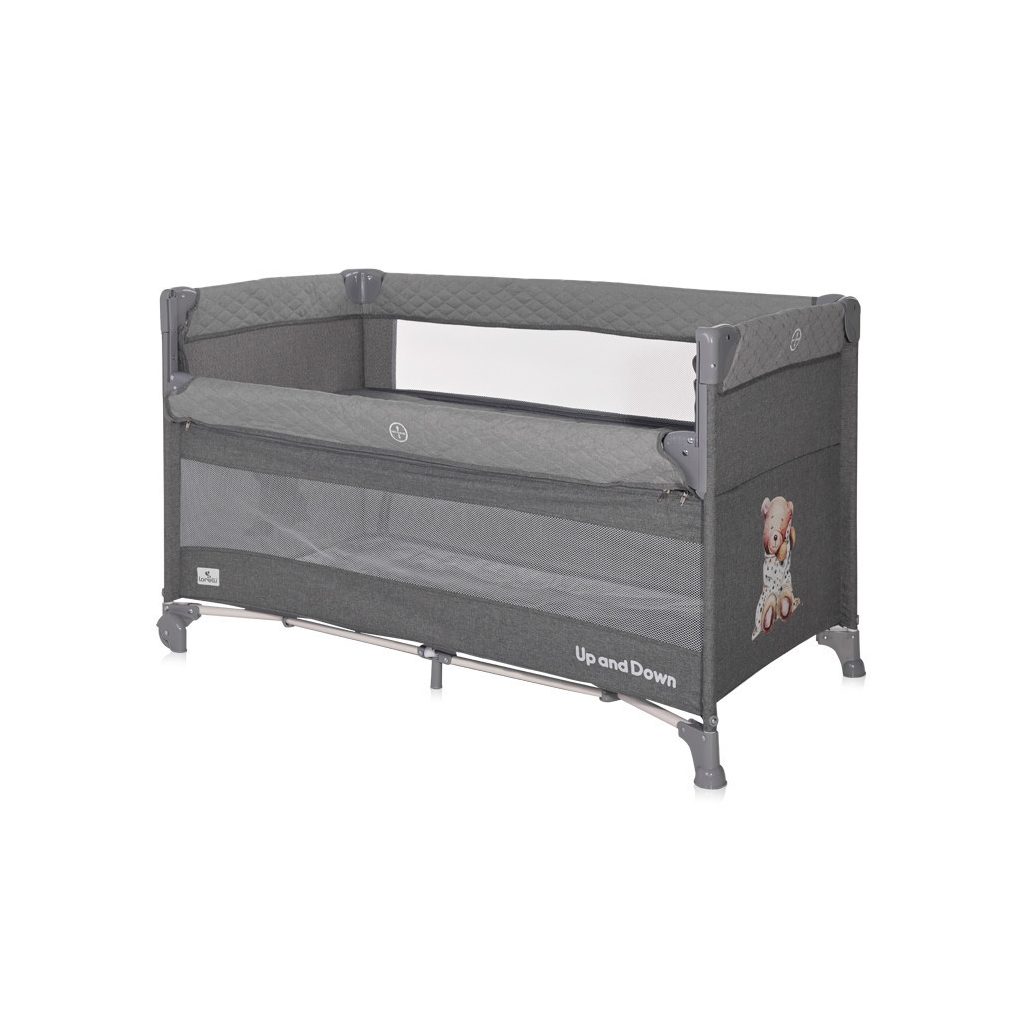 Lorelli Up and Down multifunkciós utazóágy - Cool Grey Bear