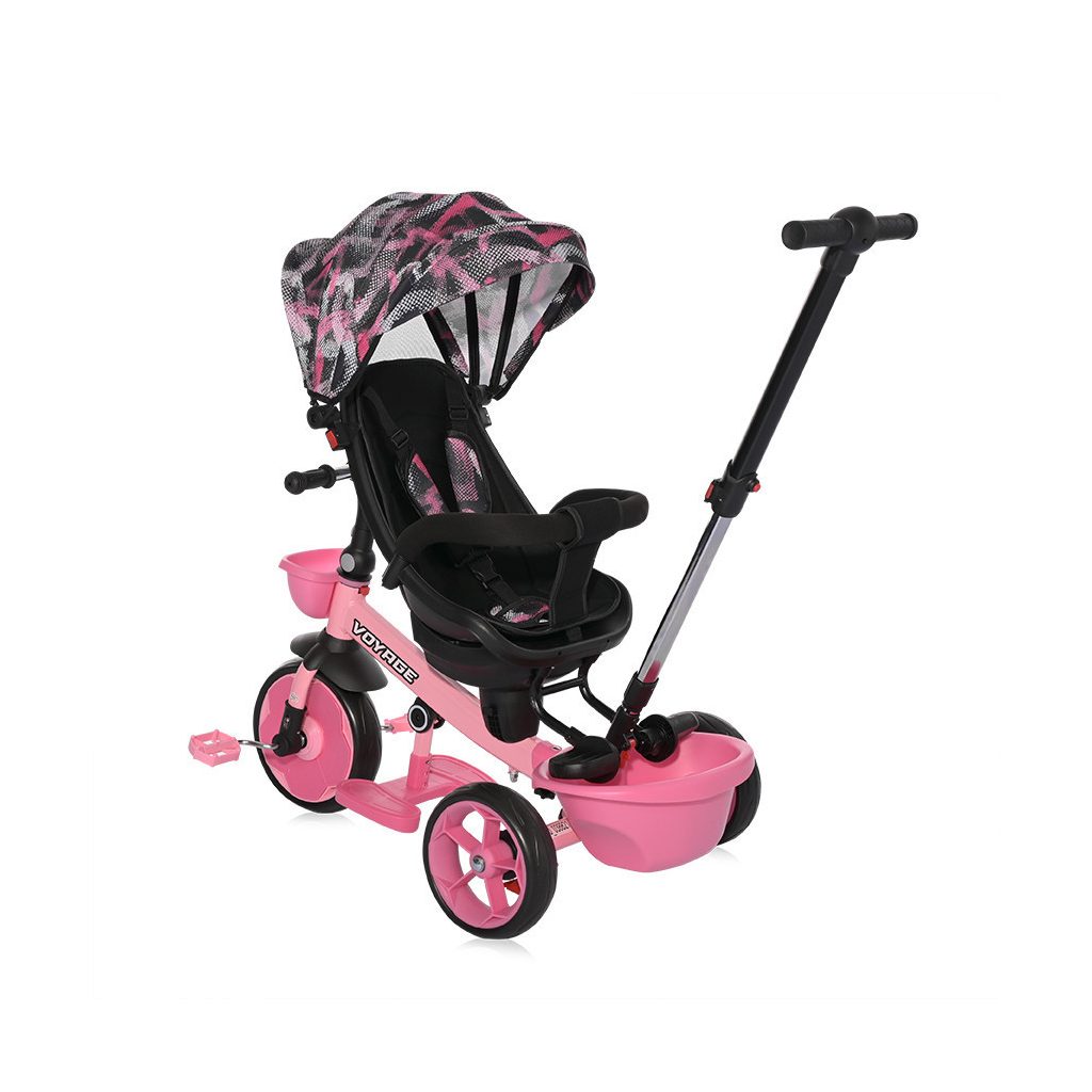 Lorelli Voyage tricikli - Pink Grunge