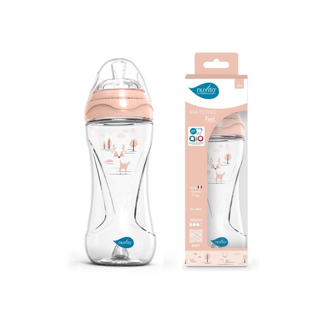 Nuvita Collection cumisüveg 330ml - English Rose - 6051