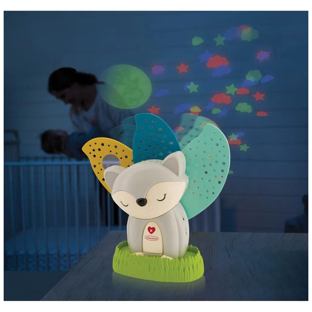 Infantino Éjelli fény projektor Fox