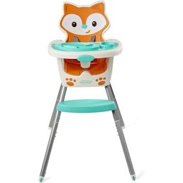   Infantino Grow-With-Me 4 az 1-ben átalakítható etetőszék - róka