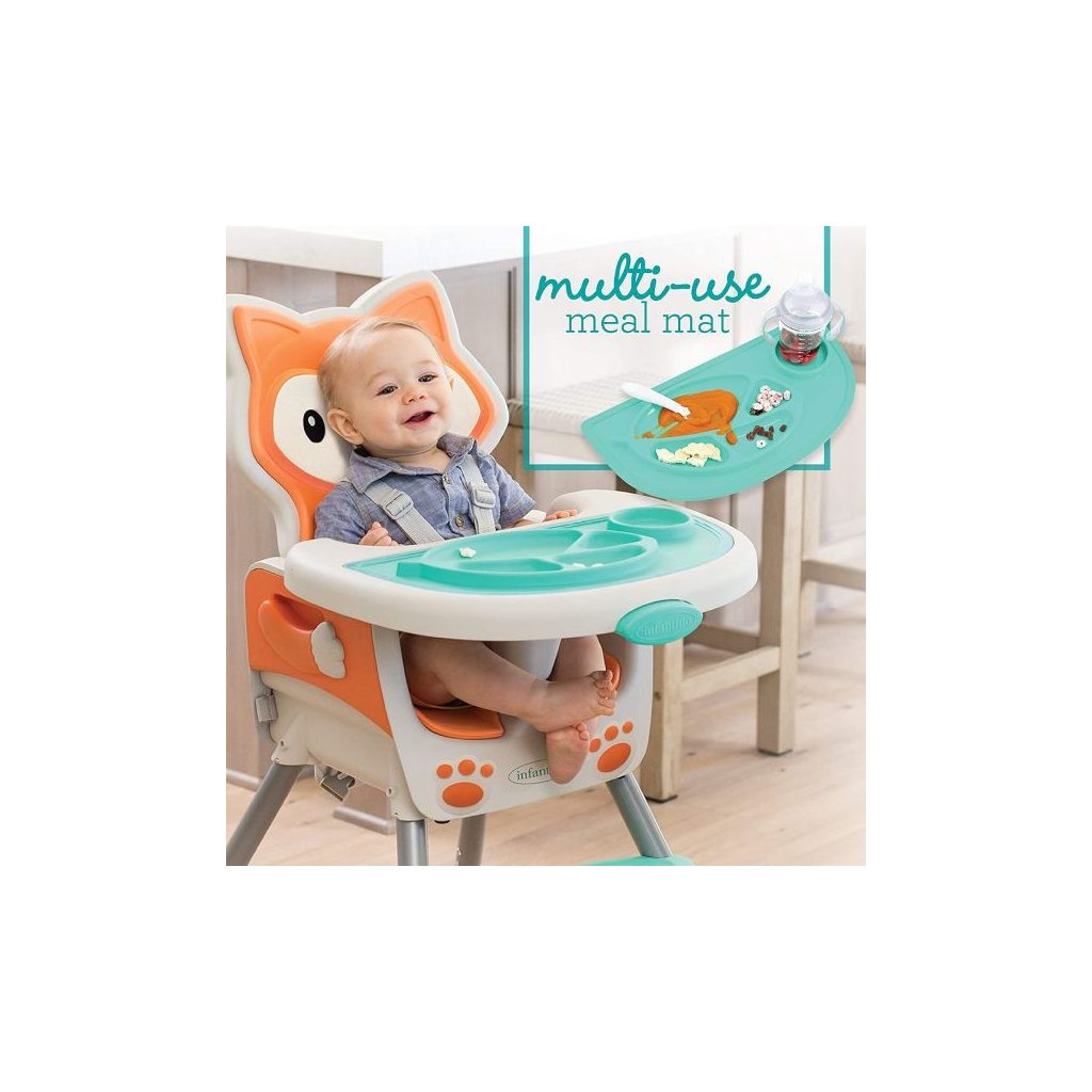 Infantino Grow-With-Me 4 az 1-ben átalakítható etetőszék - róka