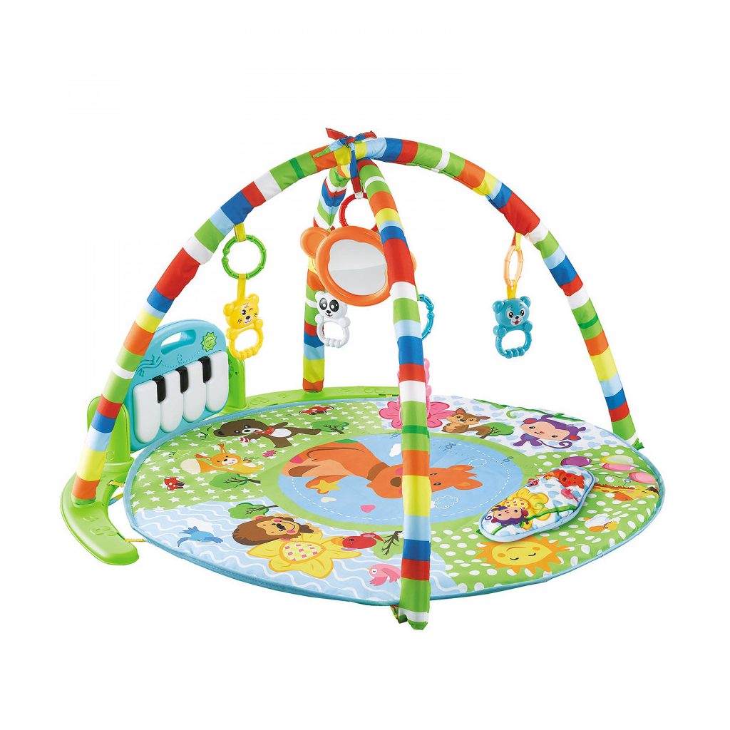 Chipolino zenélő játszószőnyeg - Happy cangaroo - blue