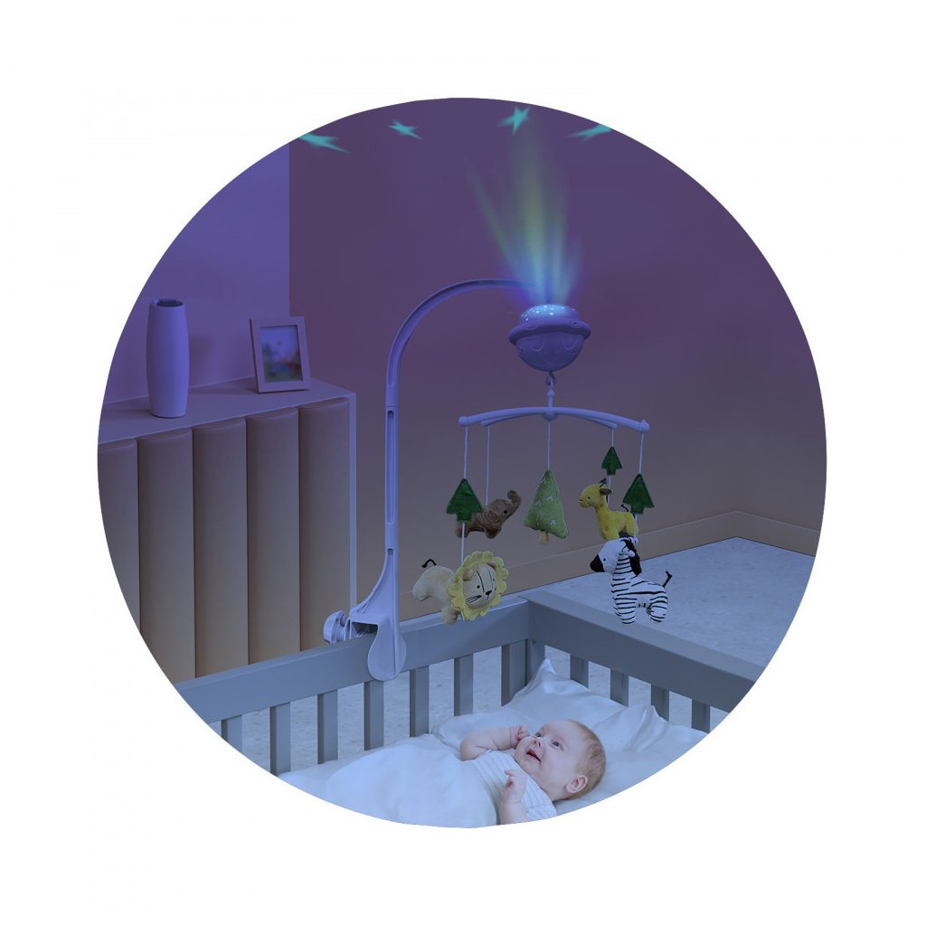 Chipolino Projektoros zenélő forgó - Jungle