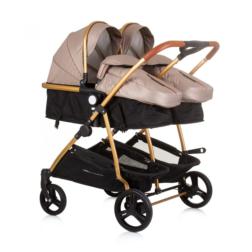 Chipolino Duo Smart iker babakocsi - Golden Beige