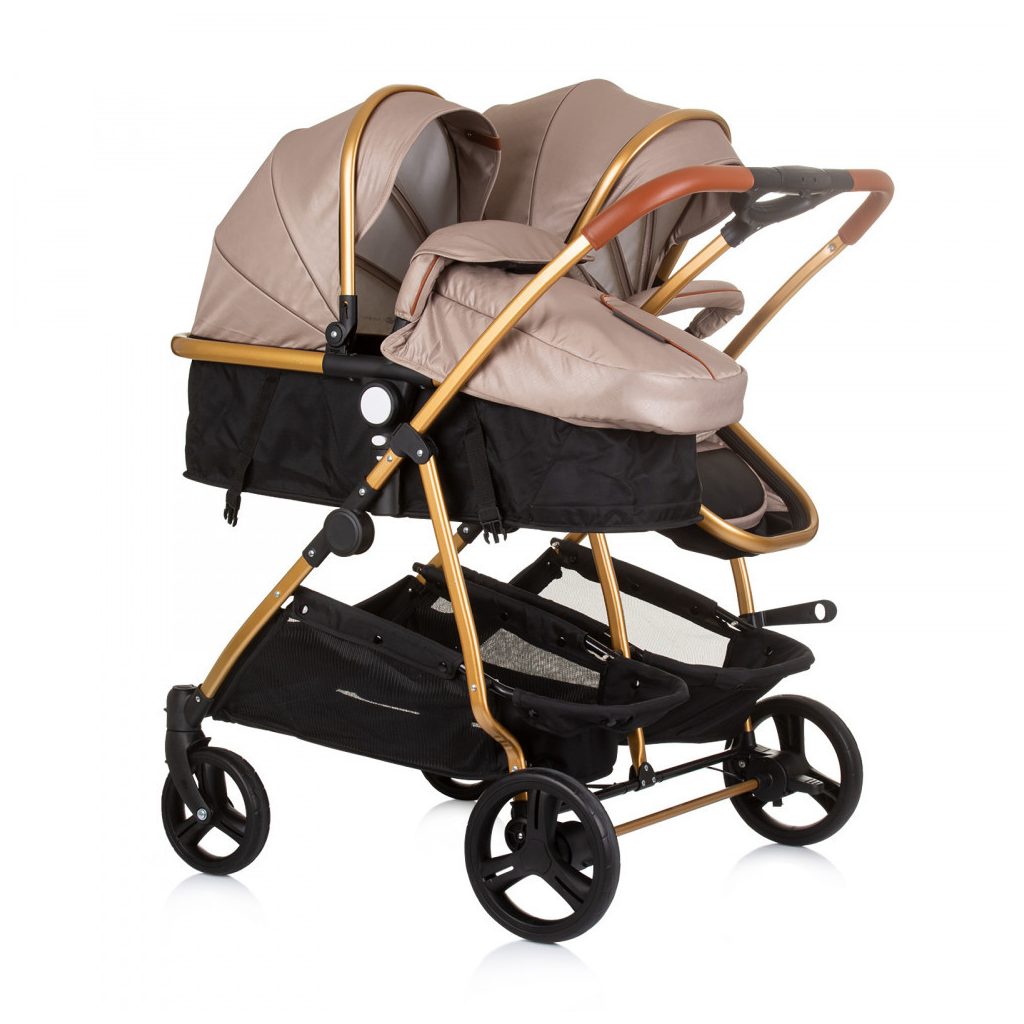 Chipolino Duo Smart iker babakocsi - Golden Beige