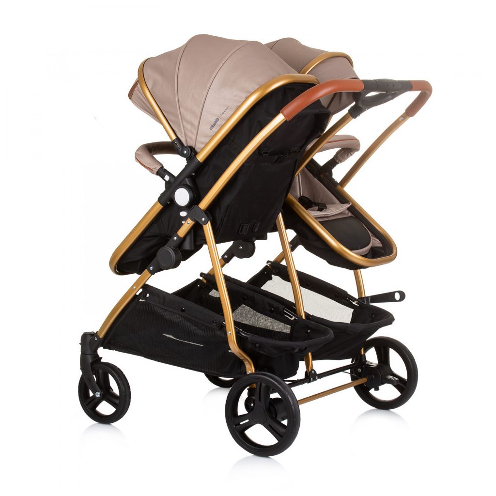 Chipolino Duo Smart iker babakocsi - Golden Beige