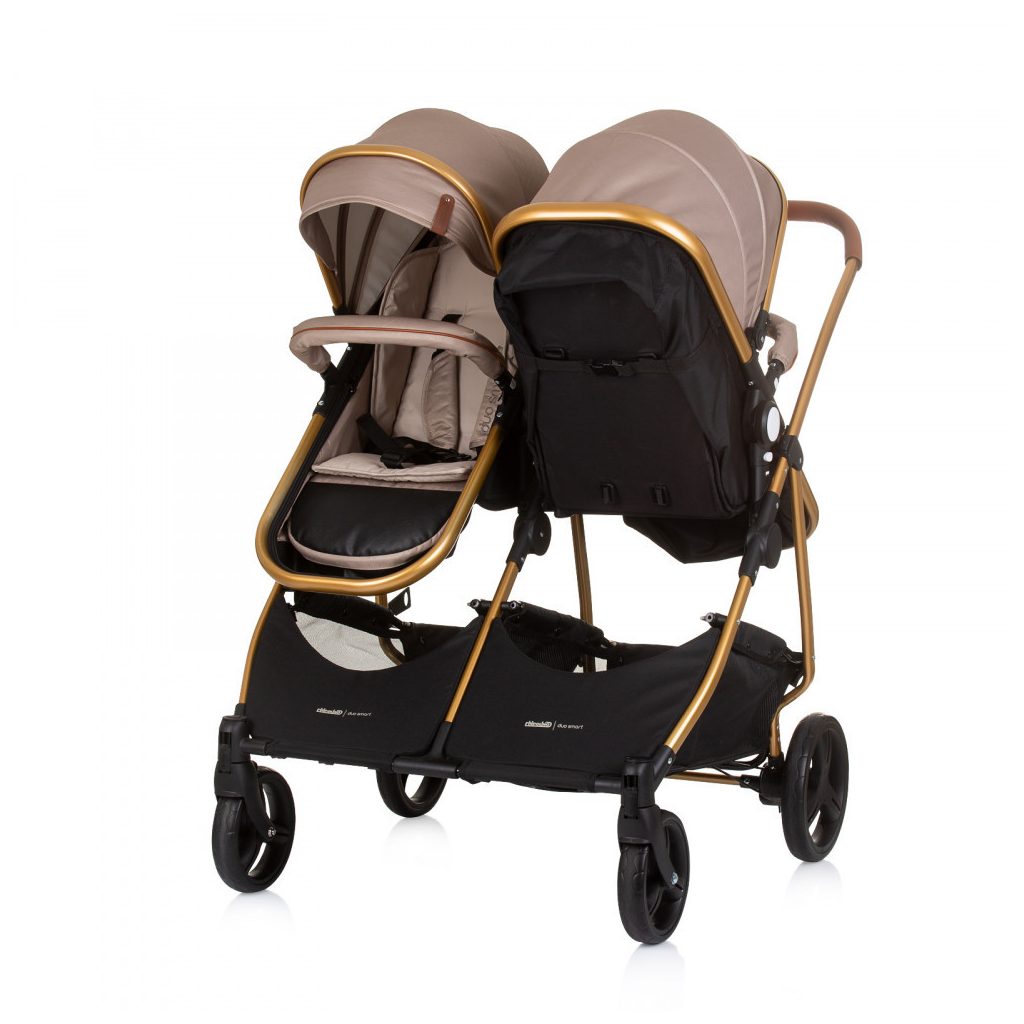 Chipolino Duo Smart iker babakocsi - Golden Beige