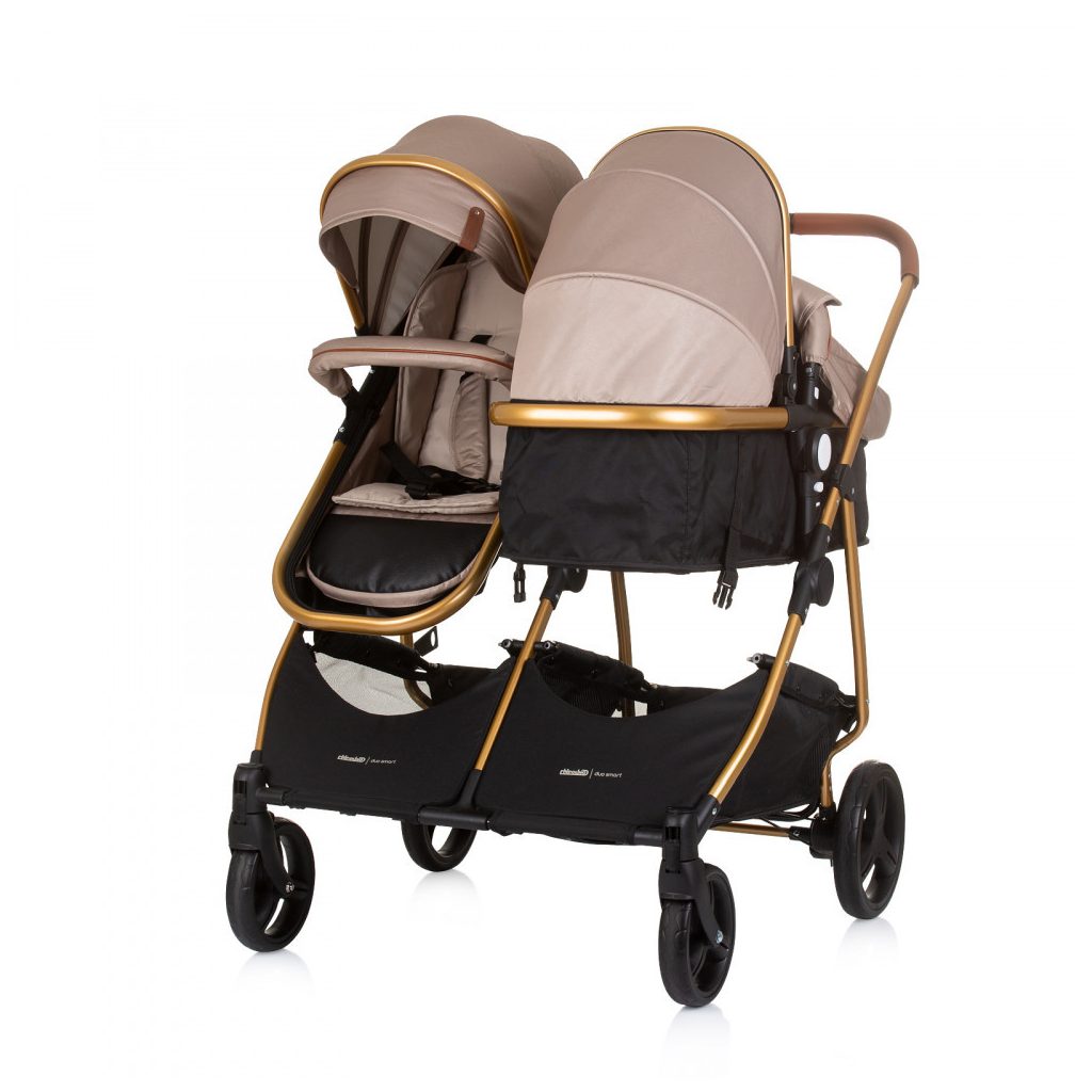 Chipolino Duo Smart iker babakocsi - Golden Beige