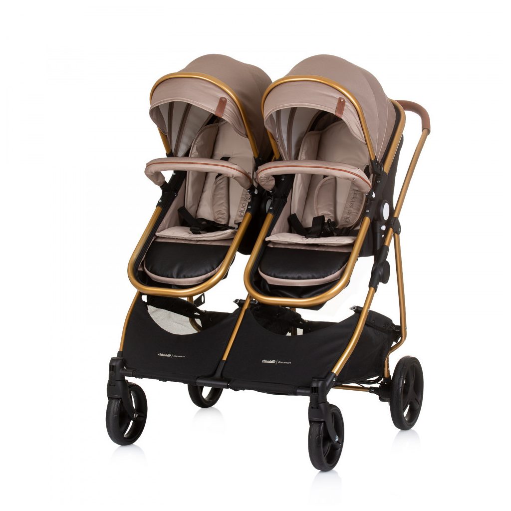 Chipolino Duo Smart iker babakocsi - Golden Beige