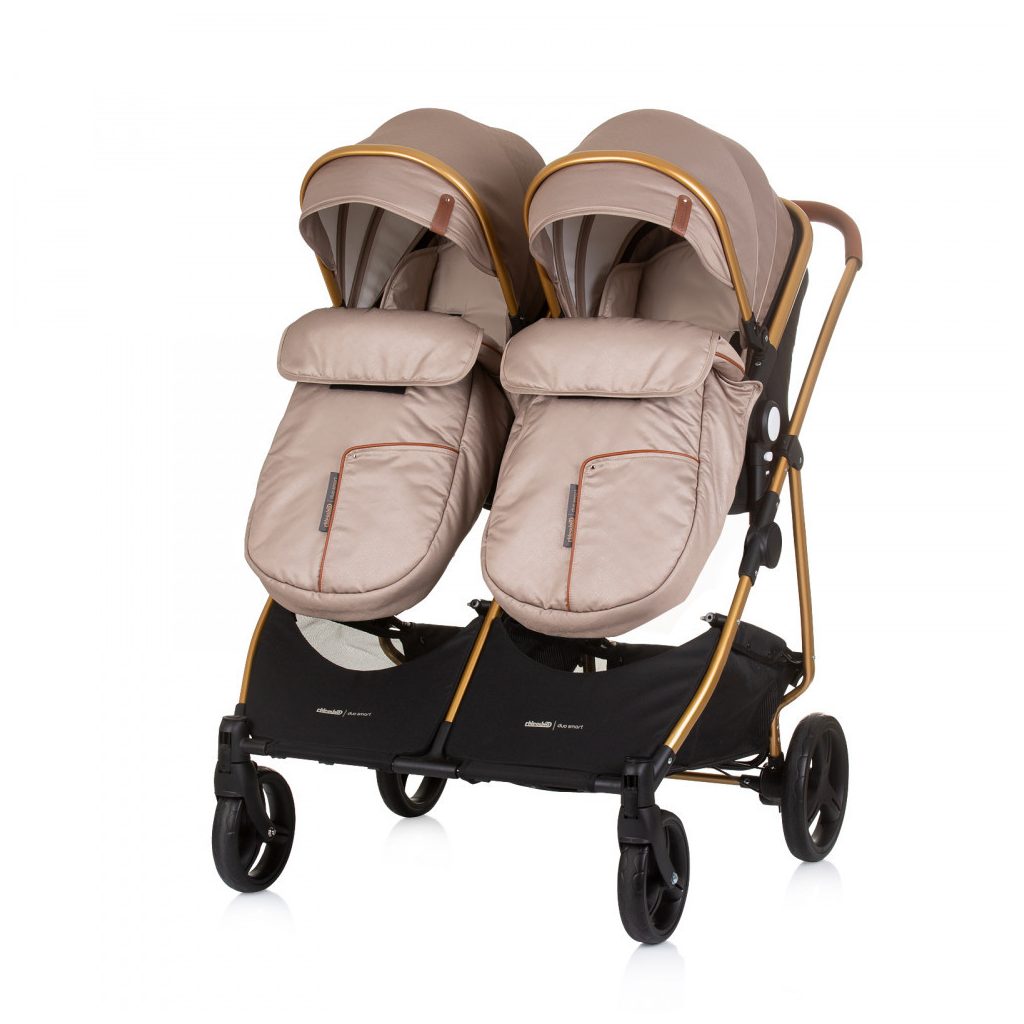 Chipolino Duo Smart iker babakocsi - Golden Beige