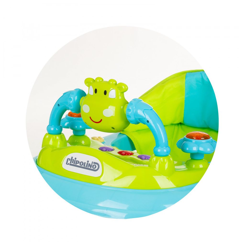 Chipolino Little Cow bébikomp - blue/green