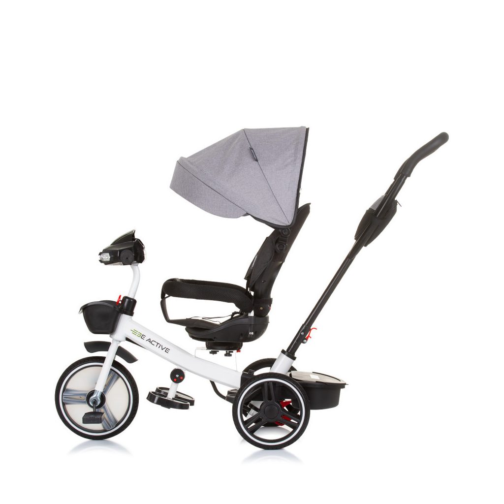 Chipolino Be active tricikli kupolával - Grey Linen