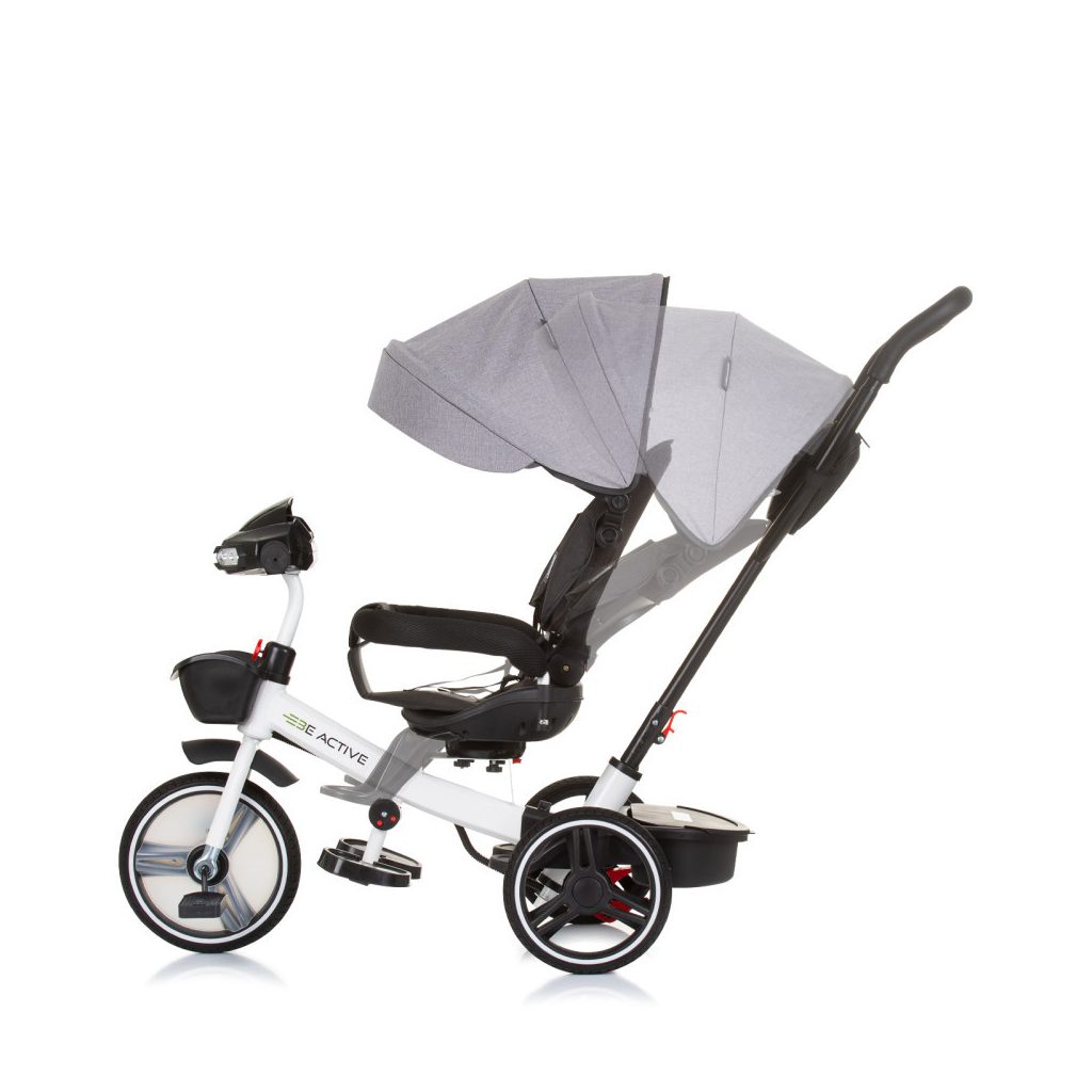 Chipolino Be active tricikli kupolával - Grey Linen