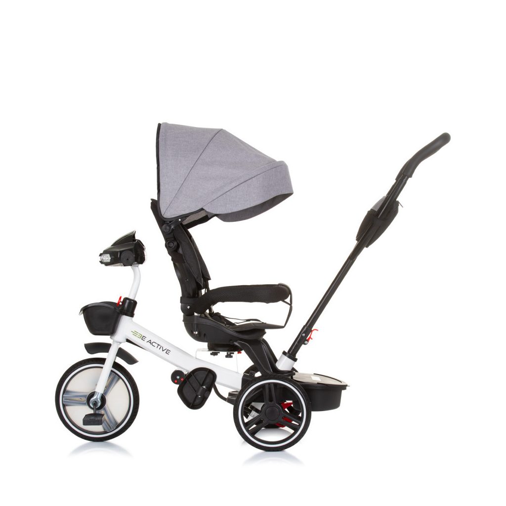 Chipolino Be active tricikli kupolával - Grey Linen