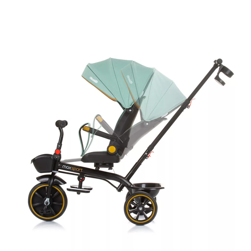 Chipolino Max Sport tricikli kupolával - Pastel Green