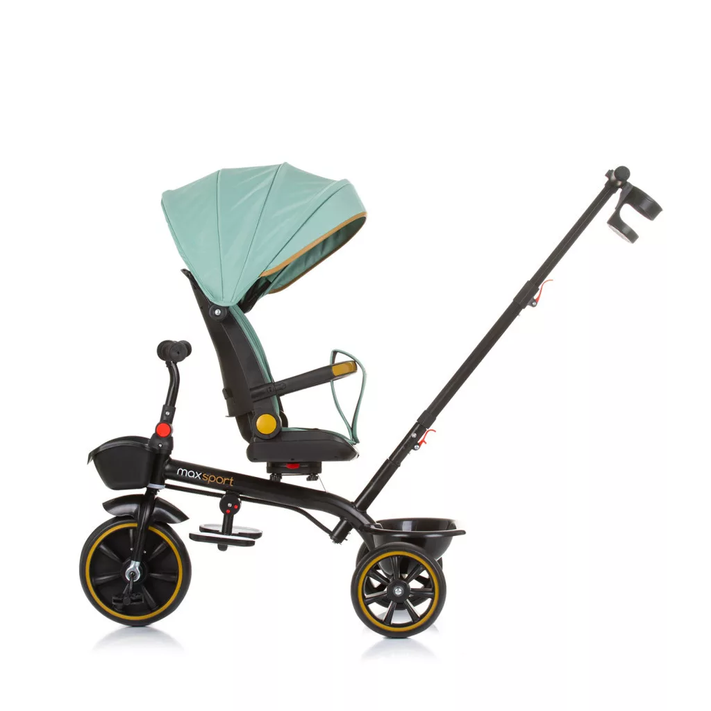 Chipolino Max Sport tricikli kupolával - Pastel Green