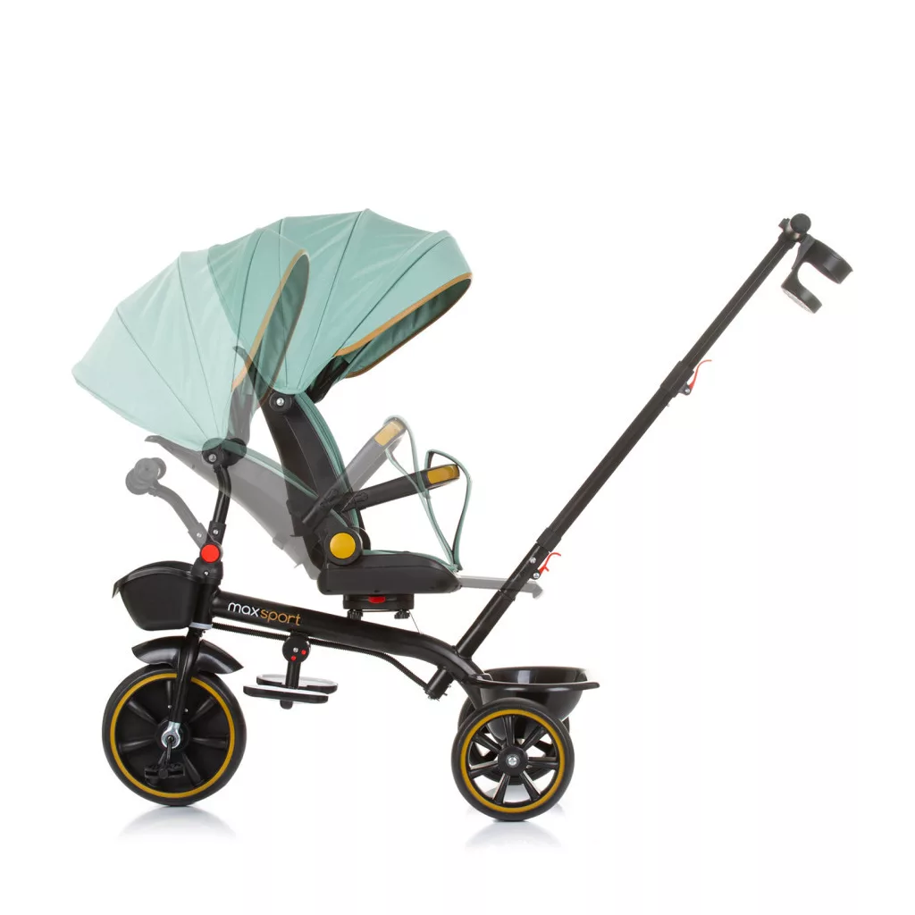 Chipolino Max Sport tricikli kupolával - Pastel Green