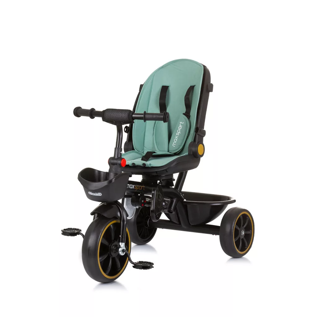 Chipolino Max Sport tricikli kupolával - Pastel Green