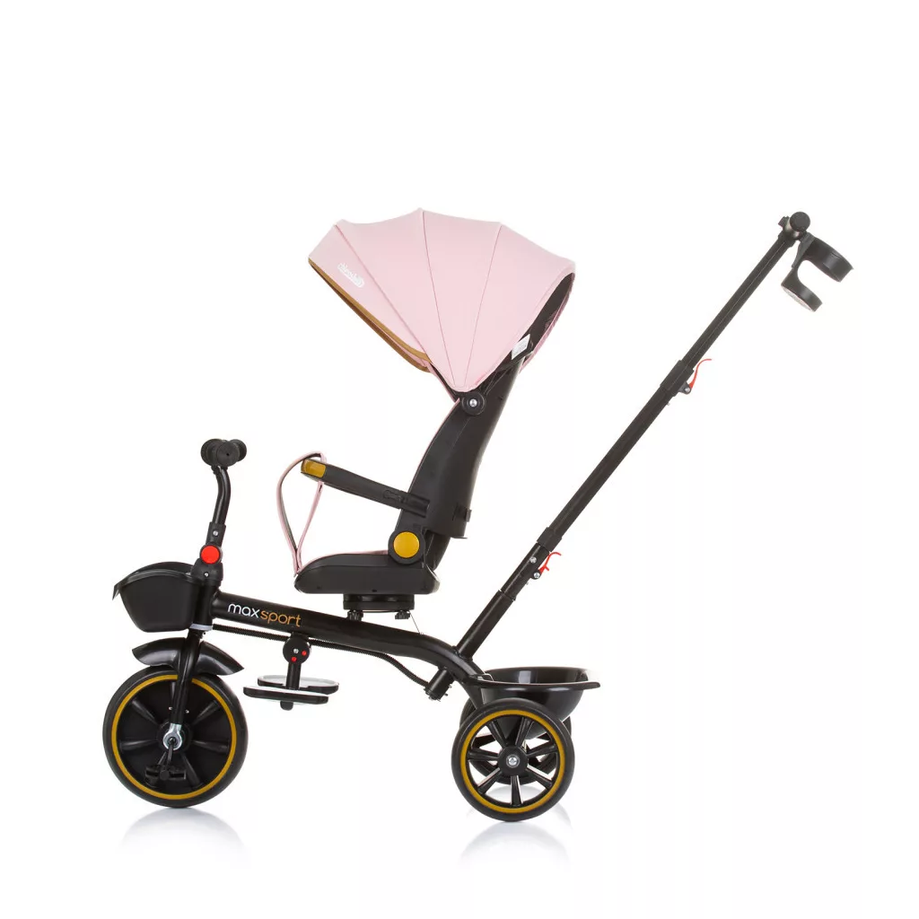 Chipolino Max Sport tricikli kupolával - Flamingo