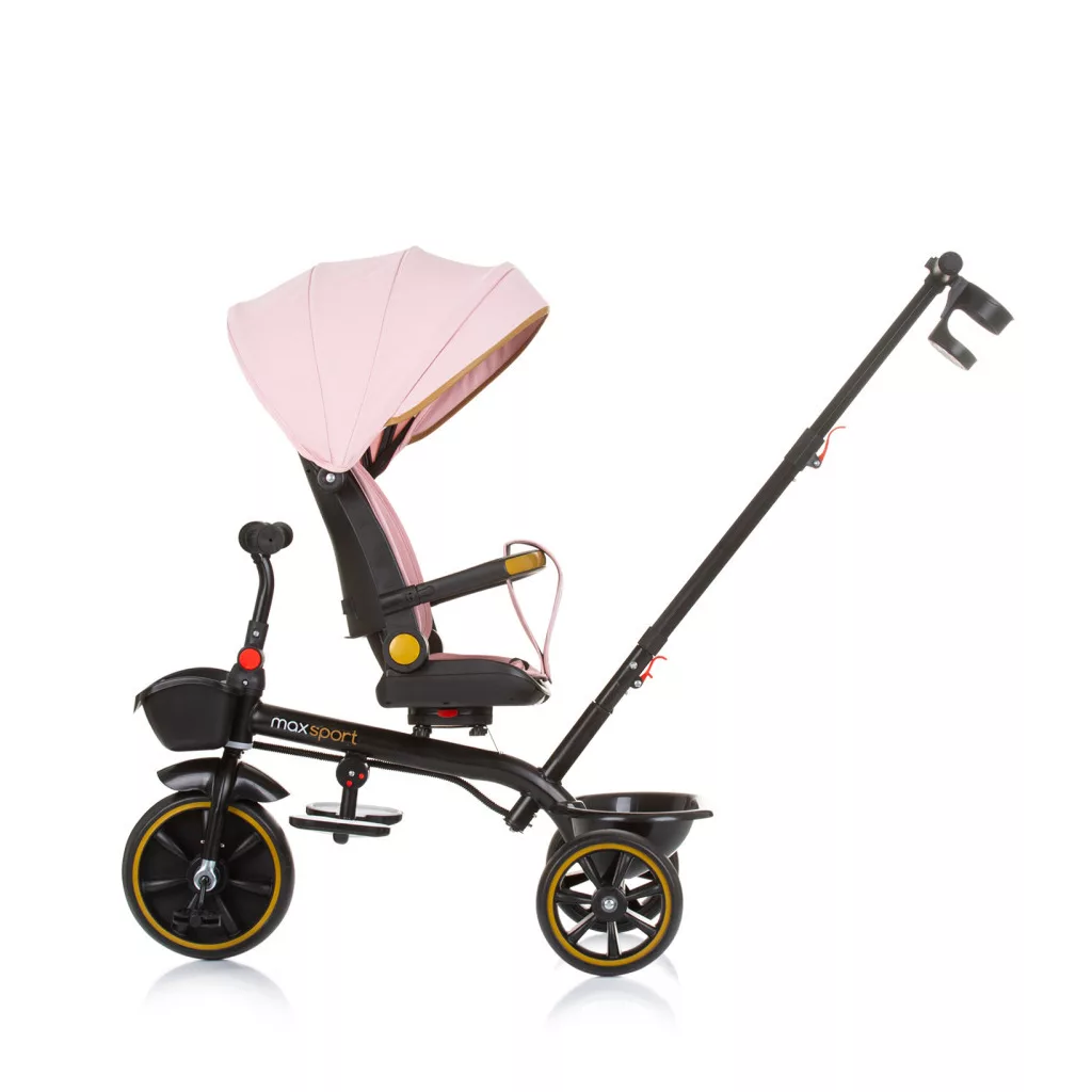 Chipolino Max Sport tricikli kupolával - Flamingo