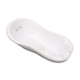   Lorelli Kád 100 kád leeresztő dugóval csúszásgátlóval - Little Stars White