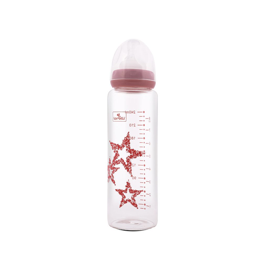 Baby Care Üveg anti-colic cumisüveg 240ml - Blush Pink