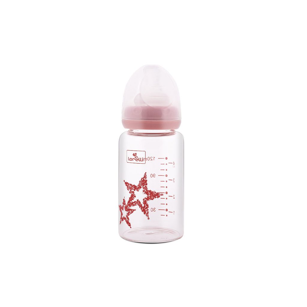 Baby Care Üveg anti-colic cumisüveg 120ml - Blush Pink