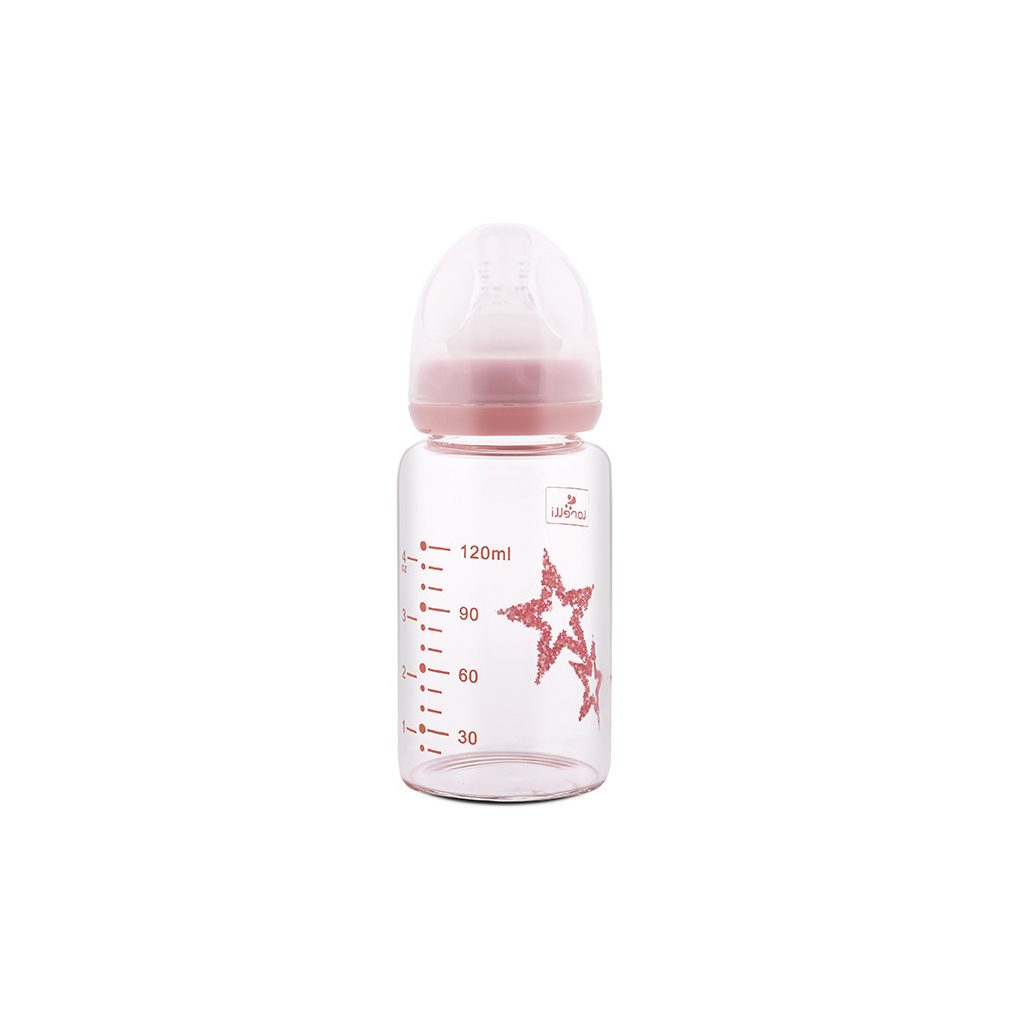 Baby Care Üveg anti-colic cumisüveg 120ml - Blush Pink