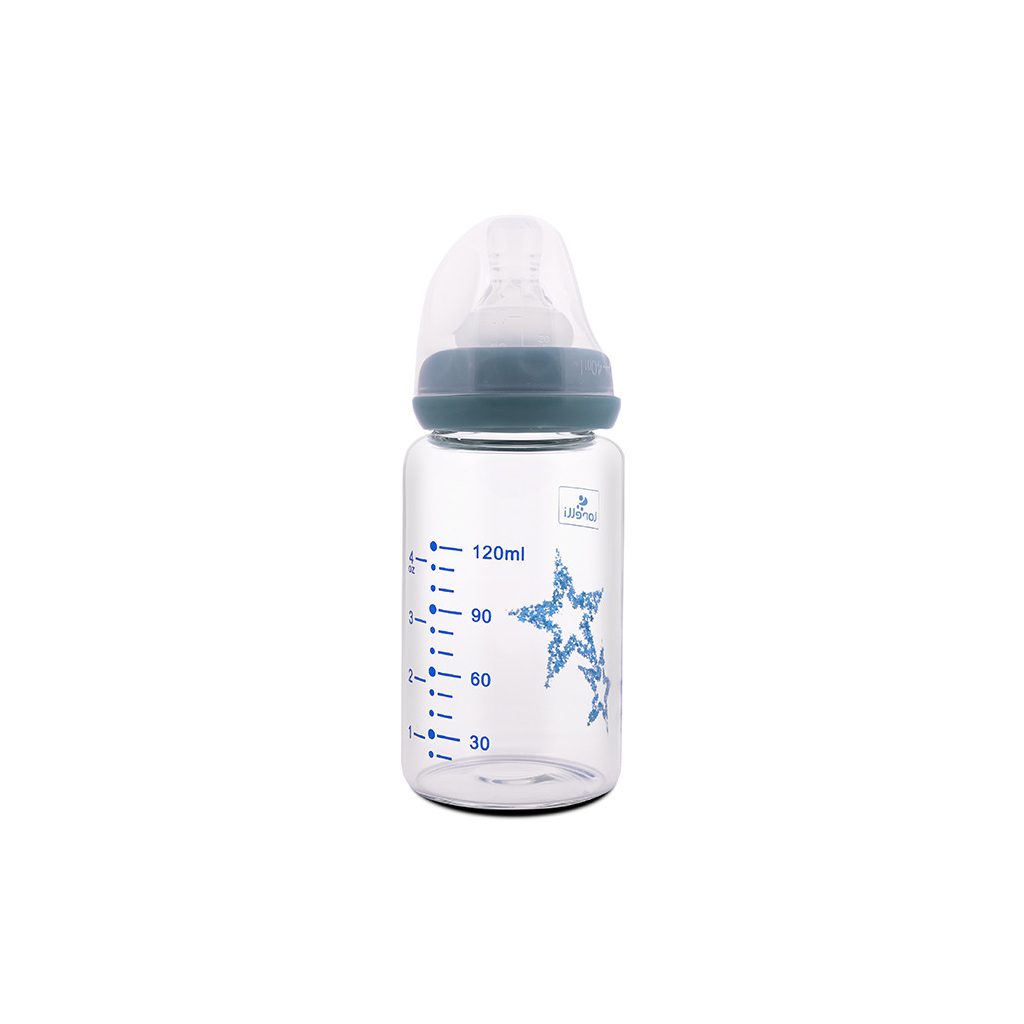 Baby Care Üveg anti-colic cumisüveg 120ml - Blue