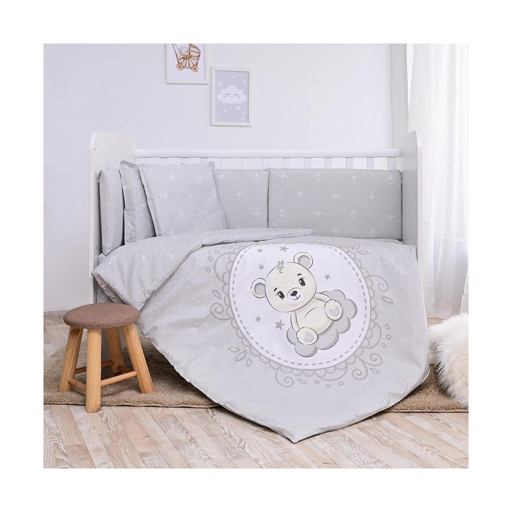 Lorelli Smile ágynemű garnitúra - Bear Grey