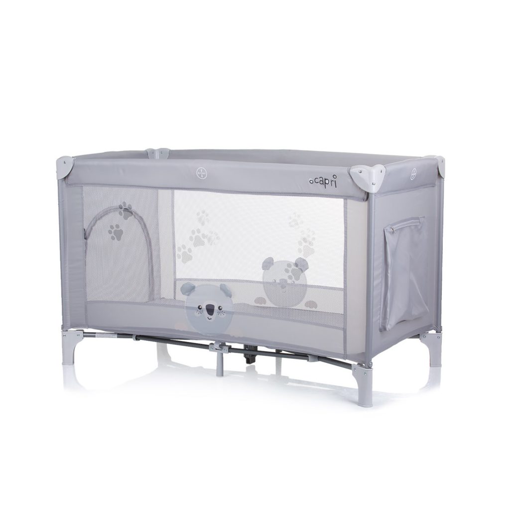 Chipolino Capri fix utazóágy - Koala Grey