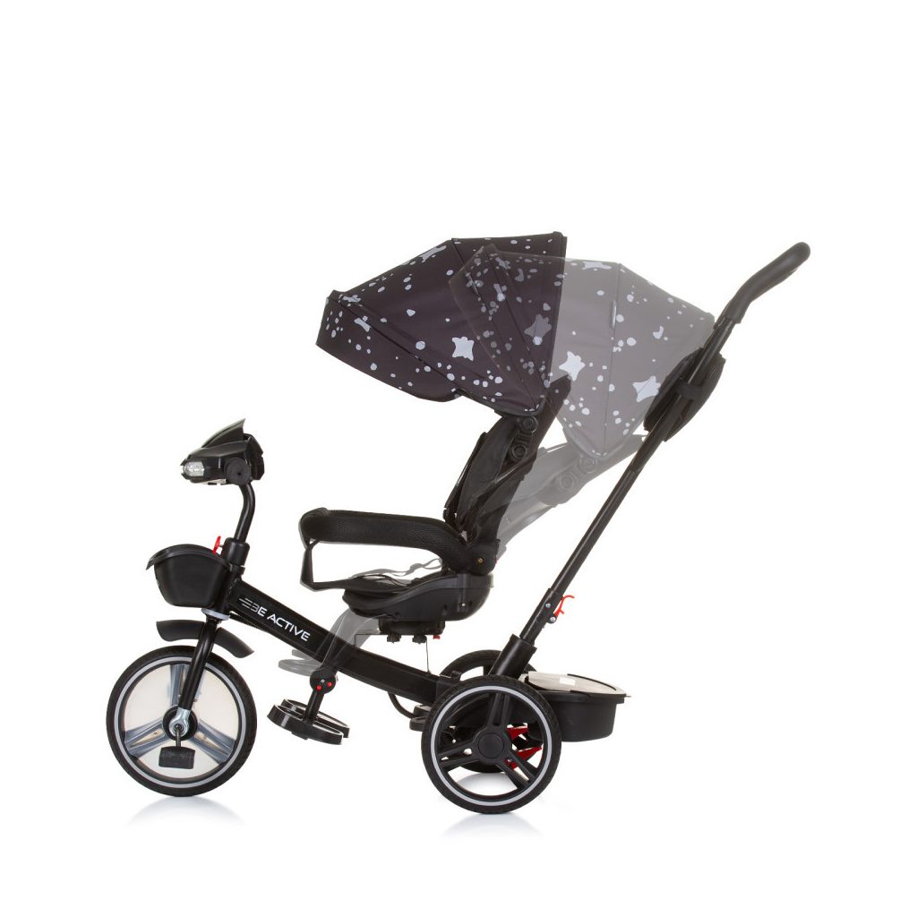 Chipolino Be active tricikli kupolával - Obsidian