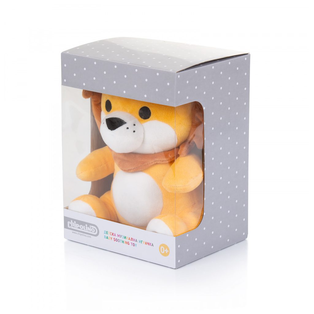 Chipolino Zenélő, világító plüss játék - Lion